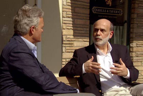 Scott Pelley, Ben Bernanke